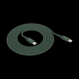 Kord Kord USB-C naar USB-C oplaadkabel 1,8 m Dark Green