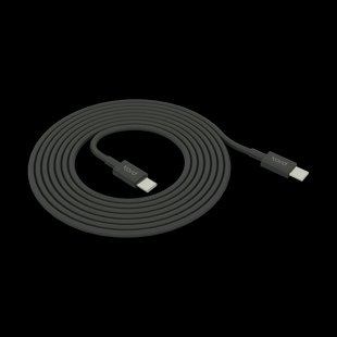 Kord Kord USB-C naar USB-C oplaadkabel 1,8 m Black