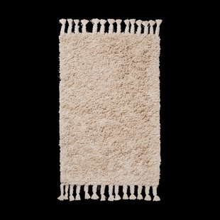 Ferm Living Amass long pile vloerkleed 70x50 cm Off-white