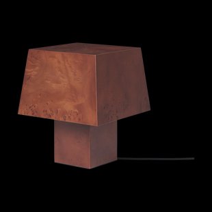 Ferm Living Burl tafellamp 33 cm Dark stained burl