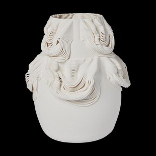 Ferm Living Drisca vaas 23 cm Off-white