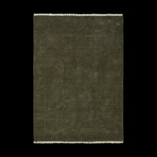 Ferm Living Firth jute vloerkleed Dark olive, 140x200 cm