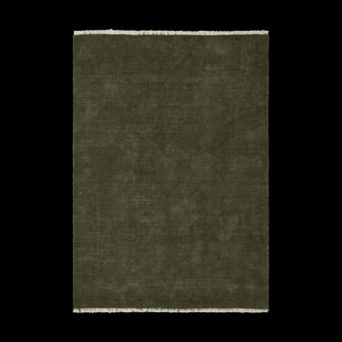 Ferm Living Firth jute vloerkleed Dark olive, 200x300 cm