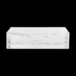 Ferm Living Gradia kandelaar square 16x16 cm Clear