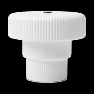 Ferm Living Ripple draagbare tafellamp 10 cm White