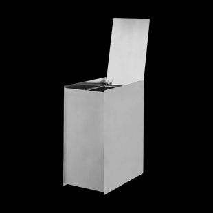 Ferm Living Sama prullenbak Brushed stainless steel