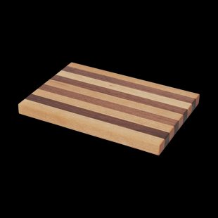 Ferm Living Stribe snijplank bold 25x36 cm Walnut-oak