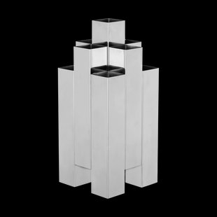 Ferm Living Tessera vaas 3x3 Mirror polished