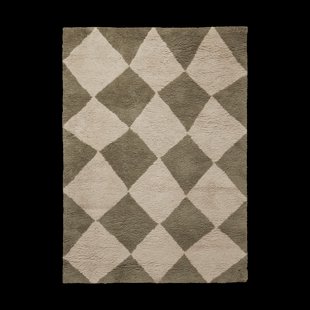 Ferm Living Tilt vloerkleed Elm green, 140x200 cm