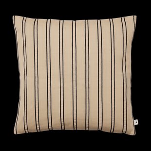 Ferm Living Twill kussenhoes 50x50 cm Cashmere-black