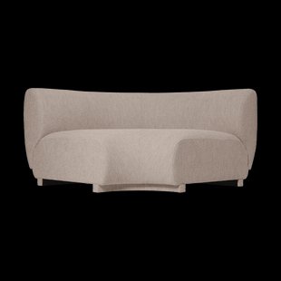 Ferm Living Rico bankmodule corner 90 Soft Bouclé Natural