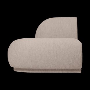 Ferm Living Rico bankmodule open L Soft bouclé-natural