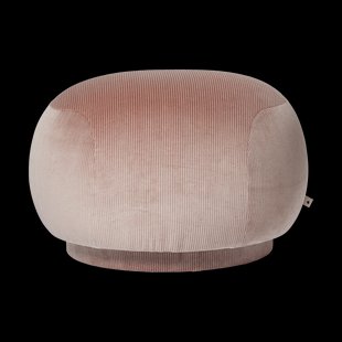 Ferm Living Rico Pouf poef Devoré Velvet-blush