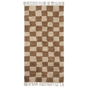 Ferm Living Mara Washable Vloerkleed 80x150 Tan/Warm Sand