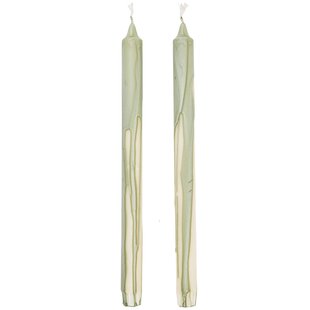 Ferm Living Dryp Kaarsen Set Van 2 Tea Green