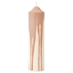 Ferm Living Dryp Pillar Kaars H20 Beige