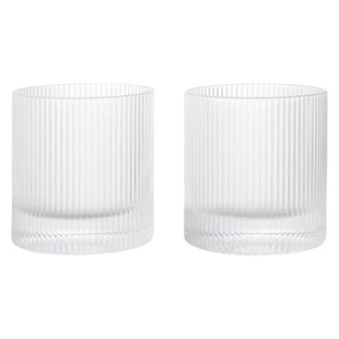 Ferm Living Ripple Tumbler Glazen Set Van 2 Clear