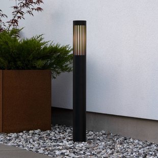 Konstsmide Tuinpadverlichting Pistoia, zwart, hoogte 95 cm, metaal, IP54