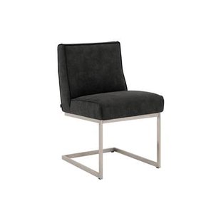 Goossens Eetkamerstoel Tomleuning - Leder zonder armleuning