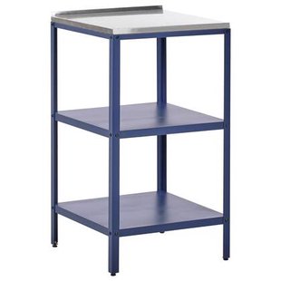 Beliani - VILAMA - Buitenkeuken eiland - Blauw - Staal