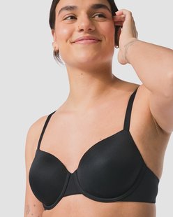 HEMA Voorgevormde bh met beugel zwart (zwart)