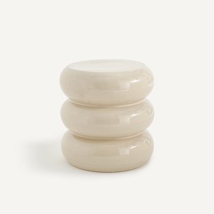 Bijzettafel van gebarsten keramiek, Belly