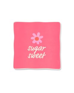 HEMA Tegel 10x10cm keramiek bloem &apos;sugar sweet&apos; roze