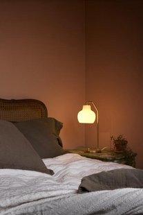 Louis Poulsen VL Ring Crown Tafellamp&Oslash;150 Brass/Opal Glass