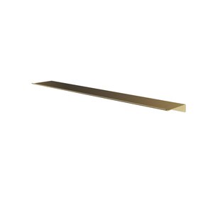 Hotbath &MORE Planchet - 80cm - inclusief bevestigings rails - Geborsteld messing PVD SH080BBP