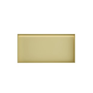 Hotbath &MORE Inbouwbox of inbouwnis - 30x60x10 - frameless + LED - Geborsteld messing PVD BOX060FLBBP