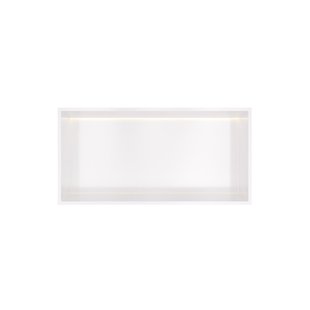 Hotbath &MORE Inbouwbox of inbouwnis - 30x60x10 - with LED IP44 - Mat wit BOX060LWH