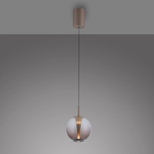 PURE LED hanglamp Infinity, brons/amber, Ø 18 cm, CCT