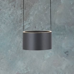 PURE LED hanglamp Clipse, grijs, Ø 20 cm CCT dimbaar 2-lamps