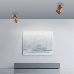 PURE LED plafondspot Cup, bronskleurig, Ø 9,5 cm, metaal