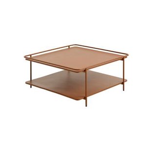 Rebellenclub Ubud Salontafel 75 x 75 cm - Terracotta