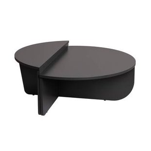 Giga Meubel - Salontafel Rond Antraciet - 90x90x35cm - Orion
