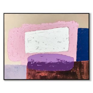 by fonQ Retroverse Schilderij 78 x 100 cm - Zwart