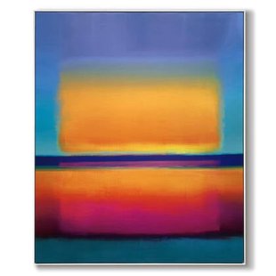 by fonQ Neon Blaze Schilderij 100 x 120 cm - Wit