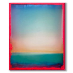 by fonQ Electric Hue Schilderij 100 x 120 cm - Neon Roze