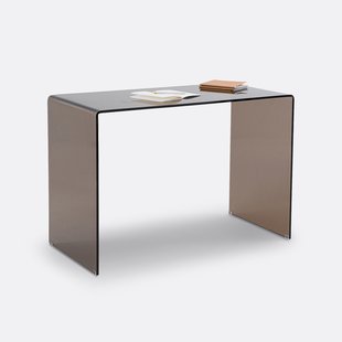 Consolebureau van gehard glas Joan