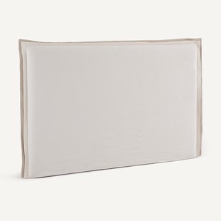 Verwijderbaar hoofdbord in katoen en linnen, Connor