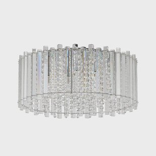 Limana Plafondlamp Ø50 Clear - Lucande - Woonkamer - Designer - Metaal - Rond