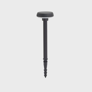Brinca Solar LED grondspies lamp zwart Sensor PC Lindby - Terras - Modern - Kunststof - 1 lamp