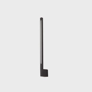 Neano LED wandlamp, 60 cm, zwart, metaal, IP54 Lindby - Balkon - Modern - Aluminium - Zonder afstand