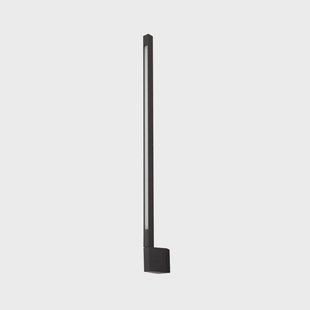 Neano LED wandlamp, 80 cm, zwart, metaal, IP54 Lindby - Balkon - Modern - Aluminium - Zonder afstand