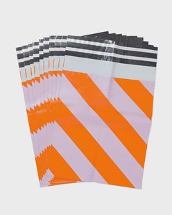 HEMA Verzendzakken 33.5x43cm strepen - 10 stuks