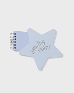 HEMA Notitieboek stervorm gelinieerd (blauw)