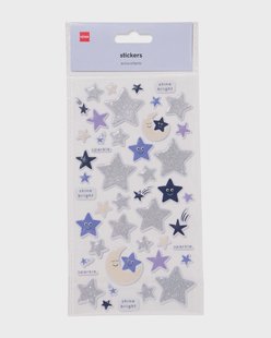 HEMA Stickervellen 23x11cm sterren - 3 stuks (multi)