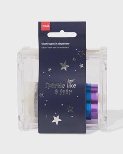 HEMA Washitape houder met 10 rollen (multi)