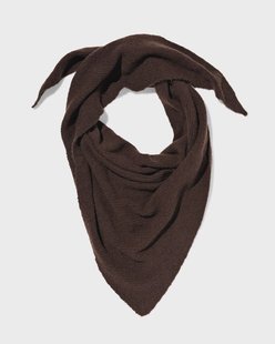 HEMA Damessjaal triangel 140x65cm bruin